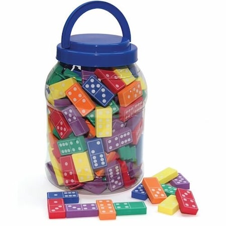 Pacon Dominos, WonderFoam, 1-3/4inx3/8in, 16 Multi PAC4468